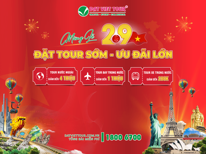 Tour du lịch lễ 2/9